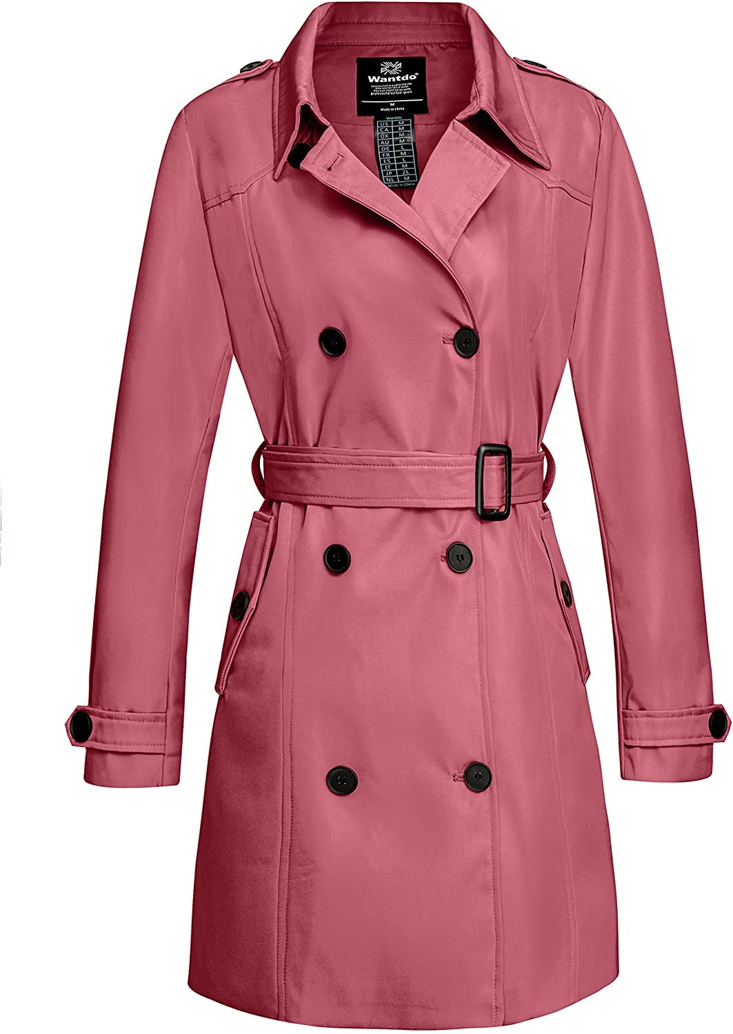 Women's Waterproof Double-Breasted 