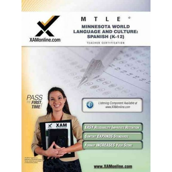 Mtle Minnesota World Language and Culture: Spanish (K-12) Teacher Certification Test Prep Study (Paperback) by Sharon A Wynne