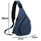 thumbnail image 2 of Mochila cruzada: mochila para llevar al hombro, mochila informal cruzada en el pecho y en los costados, 2 of 5