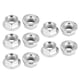 thumbnail image 1 of Tuerca de brida Tuerca de brida hexagonal Material de cromo de hierro Práctico 10PCS Ensamblaje de barcos para la industria de maquinaria de equipos de comunicación de ANGGREK Otros, 1 of 8