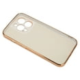 thumbnail image 4 of Carcasa para teléfono móvil con anillo galvanizado en oro rosa para mujer, funda ultrafina de TPU suave para iPhone 13 Pro, color blanco, 4 of 14