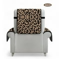 thumbnail image 7 of TSOVTHRID Brown Leopard Print Recliner Chair Cover Non-Slip, Durable Recliner Cover for Recliner Chair, Comfy Recliner Sofa Slipcover with Pockets, Furniture Protector for Pets, 7 of 7