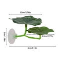 thumbnail image 3 of Clearance! Zguuel Fish Tank Decoration Artificial Aquarium Plants Resting Leaves 4 Realistic Aquarium Leaves 5.12 Inches Rest Bed Tank Sleeping Hiding For Breeding Playing Aquarium, 3 of 5