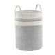 thumbnail image 3 of Cesta de almacenamiento de cuerda tejida para baño, cesta de lavandería tejida, juguetes artesanales, organizador de ropa, juego, cesta de blanco y gris, 3 of 9