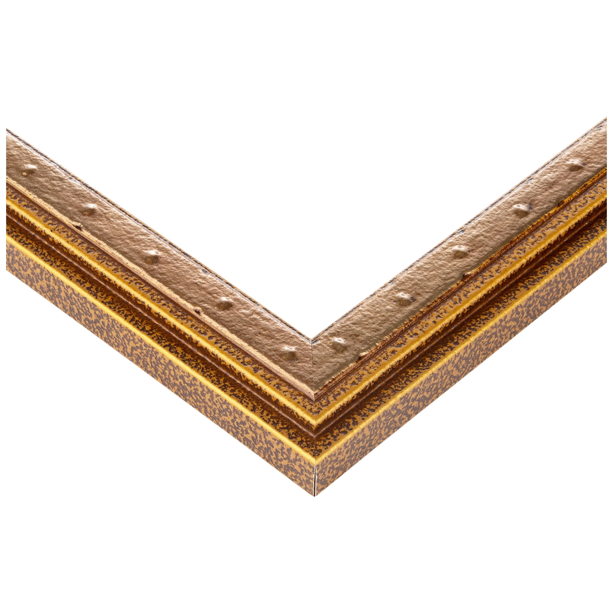 ArtToFrames 18" x 24" Savanna Dune Bronze Gold Picture Frame, 18x24 inch Gold Wood Poster Frame (WOM-5259),  Pack