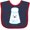 Navy and Red, variant on Inktastic Cute Kawaii Salt Shaker Boys or Girls Baby Bib