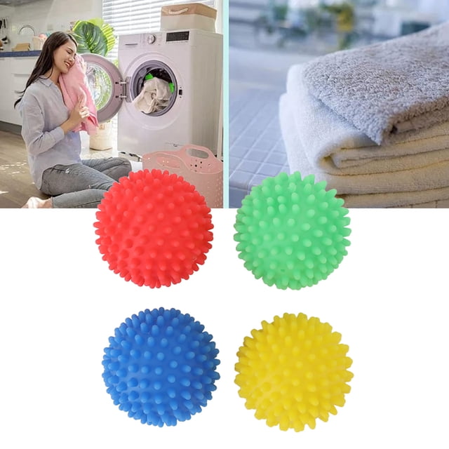 Laundry Dryer Reusable Balls Laundry Ball Washer Dryer Ball Pom Ball Silicone Drying Machine Wash Machine Washing Ball Dry Machine For Washing Equipment Pom Pom Ball