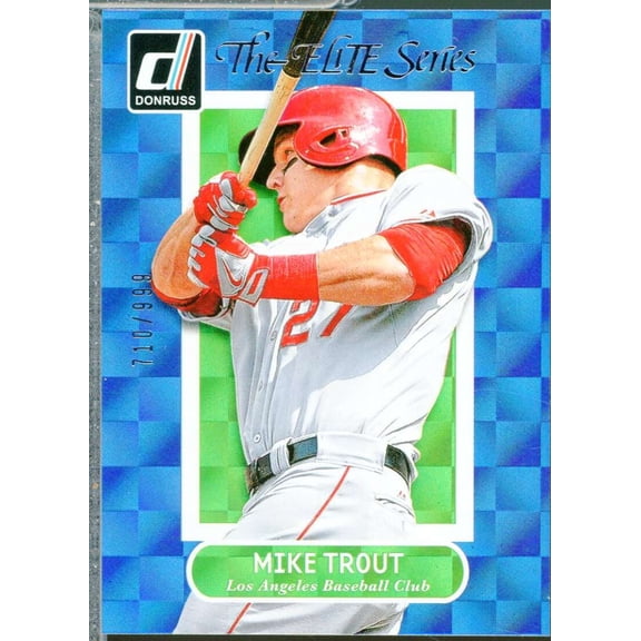 Mike Trout Card 2014 Donruss The Elite Series /999 #4