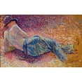 thumbnail image 2 of Maximilien Luce 24x17 Gold Ornate Framed and Double Matted Museum Art Print Titled - The Rest of the Worker (circa 1888), 2 of 4