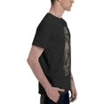 thumbnail image 3 of Anthony Bourdain Hommes Femmes Mode Décontractée Coton Manches Courtes Col Rond T-Shirts Noir, 3 of 7