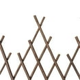 thumbnail image 3 of vidaXL Willow Trellis Plant Support Expandable Lattice Fence 5 pcs Willow, 3 of 18