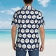 thumbnail image 4 of Balery Cute Sheep With Star Camisas hawaianas de manga corta para hombre, camisas playeras de corte holgado, camisas de vacaciones con botones,XX-Large, 4 of 7