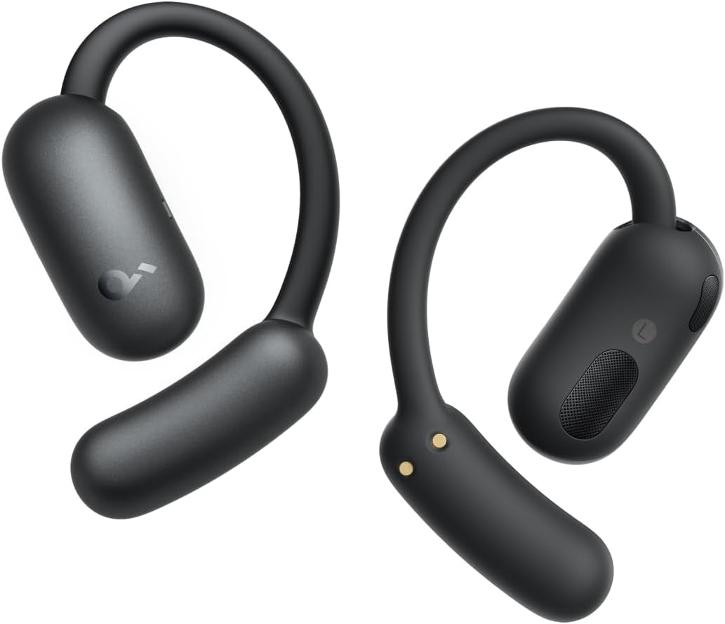 Restored Like New Soundcore AeroFit 2 by Anker, Open-Ear Headphones, Adjustable Ear Hooks, Snug Fit (Refurbished)