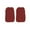 Red, variant on Leg Warmers Stretchy Faux Wool Acrylic Winter Accessory for Over Boots Cozy Festive Christmas Look