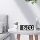 thumbnail image 5 of Smart Digital Alarm Clock LED Display | USB & Battery Powered | 6-Level Brightness & Volume | Snooze | Temperature | Date | 12/24Hr | Compact Modern Desk Clock | Black | 16x6x2.5cm, 5 of 6