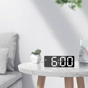 Sawvnm LED Alarm Clock,Dimmable, Temperature and Date