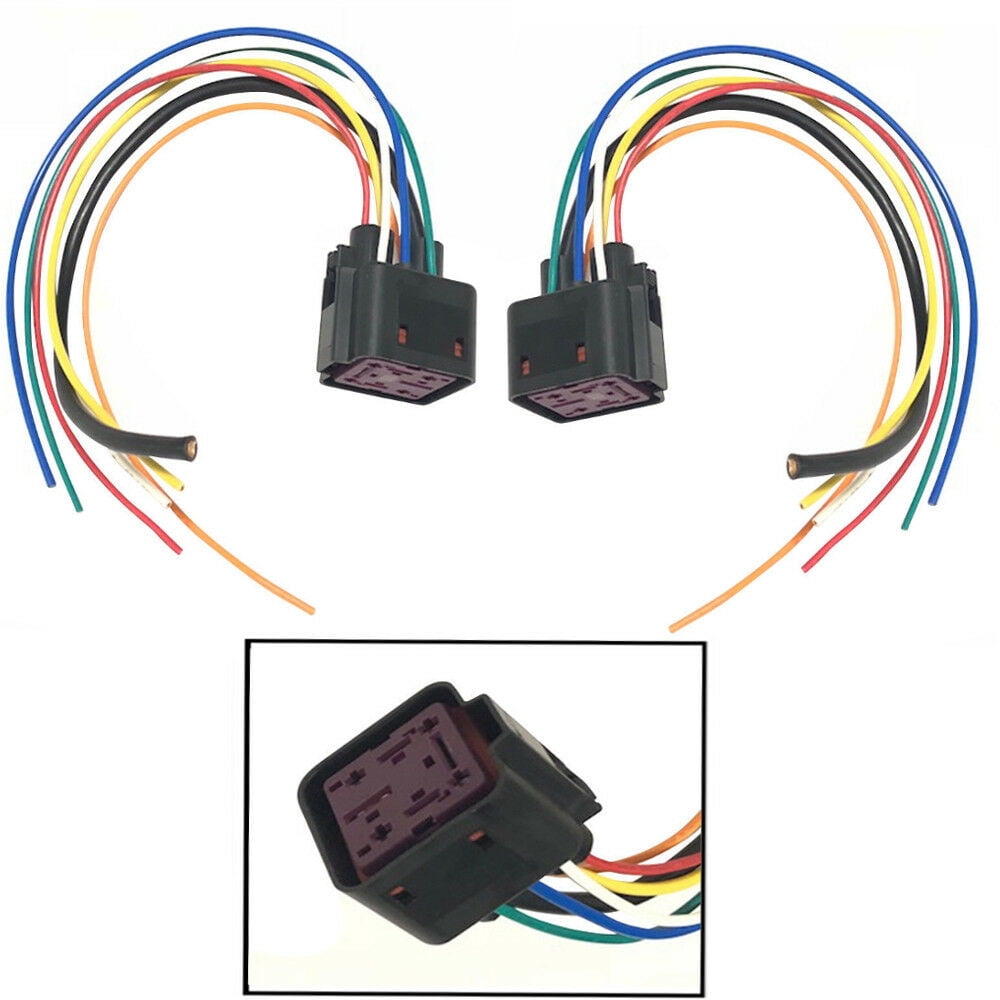 2 X New Diesel Glow Plug Control Module Pigtail Connectors For Ford