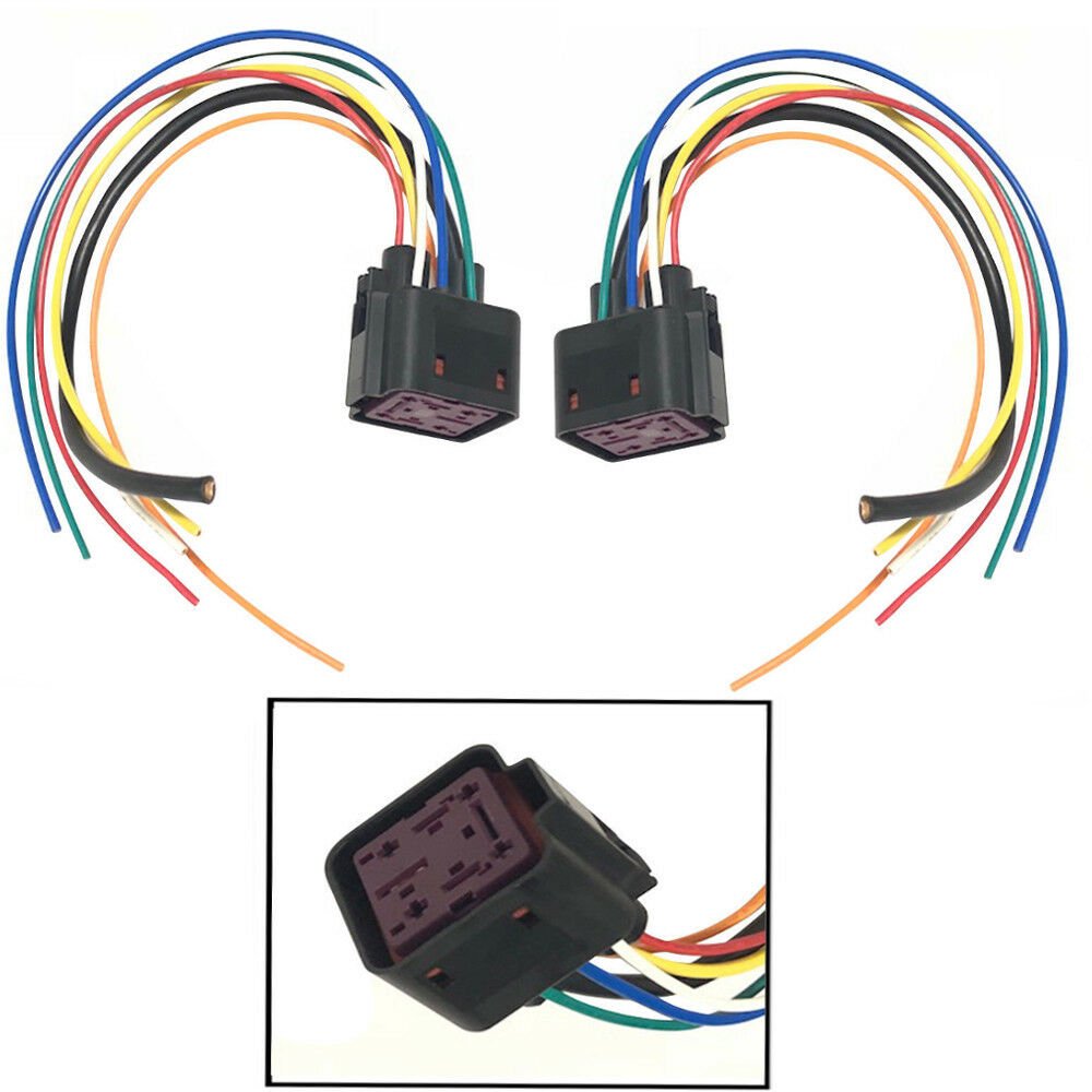 2 X New Diesel Glow Plug Control Module Pigtail Connectors For Ford