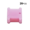 thumbnail image 2 of Embroidery Thread Winding Card Organizer Cross-stitch Line Thread Bobbin Plastic Card, Pink, 20pcs, 2 of 8