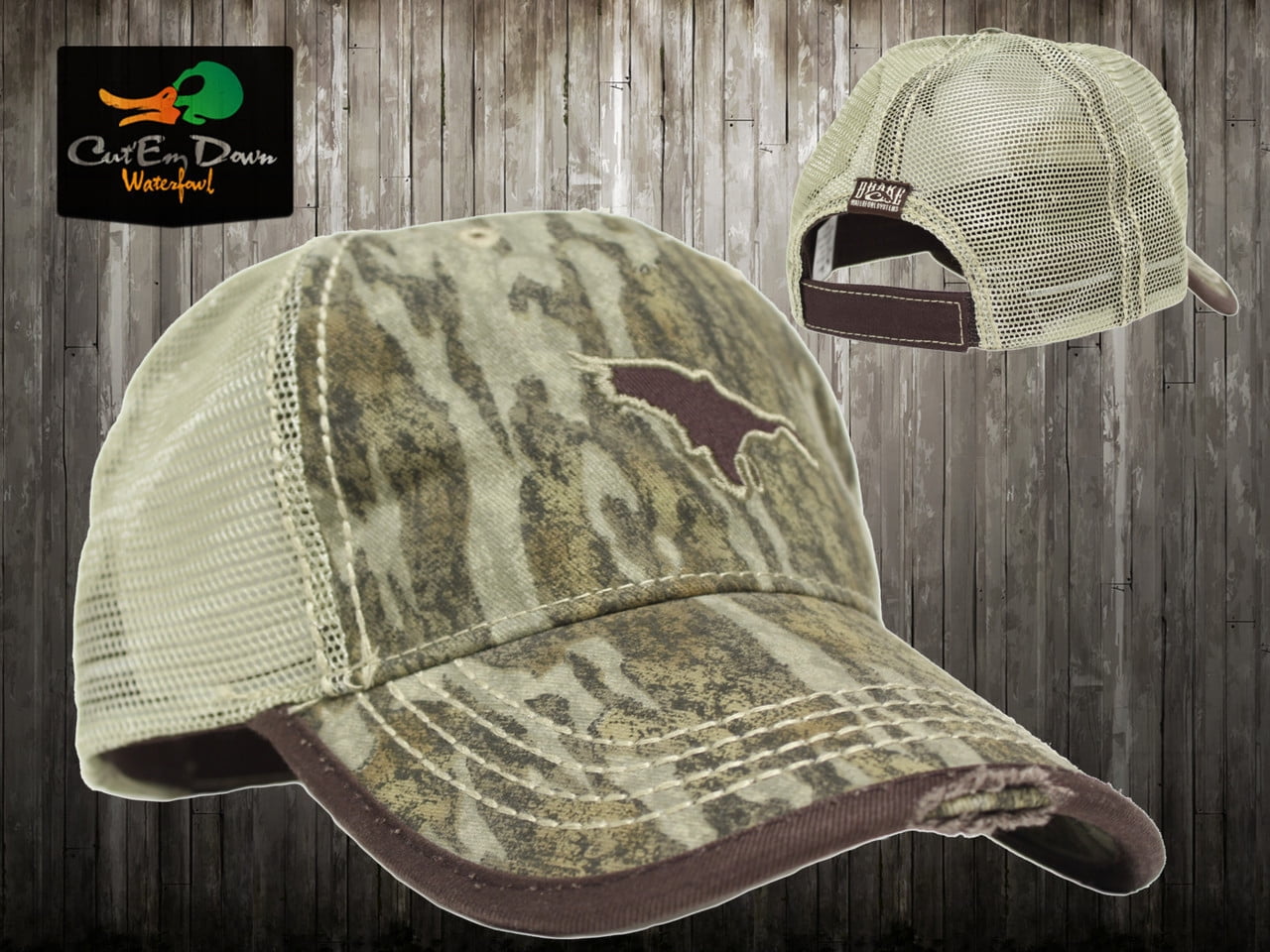 DRAKE WATERFOWL FLYING DUCK LOGO 