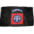 thumbnail image 2 of 3x5 Airborne Ranger Black 82nd Premium Flag House Banner Grommet Polyester 100D, 2 of 3
