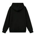 thumbnail image 4 of Pet Pouch Hoodie for Women Kangaroo Pocket Hoodie Dog Pouch Sweatshirts Pet Carrier Pullover Long Sleeve Tops Black S, 4 of 5