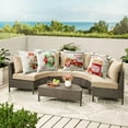 thumbnail image 5 of Set of 4 Outdoor Waterproof Decorative Throw Pillow Covers 18x18 Inch Linen Pillow Covers Square Cushion Case Garden Pillowcase Pillows Shell for Patio Furniture Couch Tent (Strawberry Farm), 5 of 6