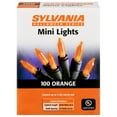thumbnail image 2 of Sylvania Indoor/Outdoor Halloween Mini Lights, 100 Orange Bulbs, Black Wire, 22', 2 of 5