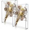 thumbnail image 1 of GHSDFBB 2 Pcs Acrylic Shadow Boxes Display Cases, Shadow Box Frame DIY Clear Acrylic Display Box Wedding Memory Box Dried Flower Shadow Box Picture Photo Frame for Valentine's Day Wedding(11x14', 1 of 6