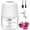 Single White, variant on Mini Food Processor Cordless, 250ml Small Garlic Chopper 1 Cup, Battery USB Rechargeable Electric Food Chopper Wireless, Portable Vegetable Meat Blender Mixer for Onion, Salad, Baby Food(Blue)