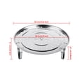 thumbnail image 3 of Rejilla para Vapor DS. DISTINCTIVE STYLE Acero Inoxidable 22 cm, 3 of 8