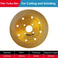 thumbnail image 5 of 1Pc 115Mm Turbo Diamond Circular Saw Blade Cutting Disc For Granite Marble Tiles, 5 of 5