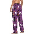 thumbnail image 6 of Top-kevin Halloween Black Cat Pajama Pants Mens Lounge Pants Casual Men Pajama Bottoms with Drawstring & Pockets Christmas Gifts, 6 of 13