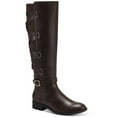 thumbnail image 1 of Thalia Sodi Womens Veronika Faux Leather Over-The-Knee Riding Boots, 1 of 3