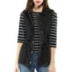 thumbnail image 2 of Chaleco sin mangas para mujer INSPIRE CHIC con cintura ajustable, cierre de cremallera, de algodón, estilo cargo, con bolsillo, negro, 2XL, 2 of 7