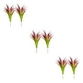 thumbnail image 1 of Bearachild 2 paquetes/lote de plantas falsas respetuosas con la piel, plantas de Color artificiales ecológicas para un rojo seguro y elegante Type1 NO1, 1 of 6