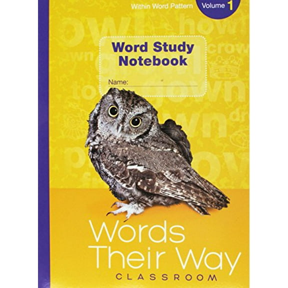 Pre-Owned Words Their Way Classroom 2019 Within Word Patterns Volume 1 Paperback