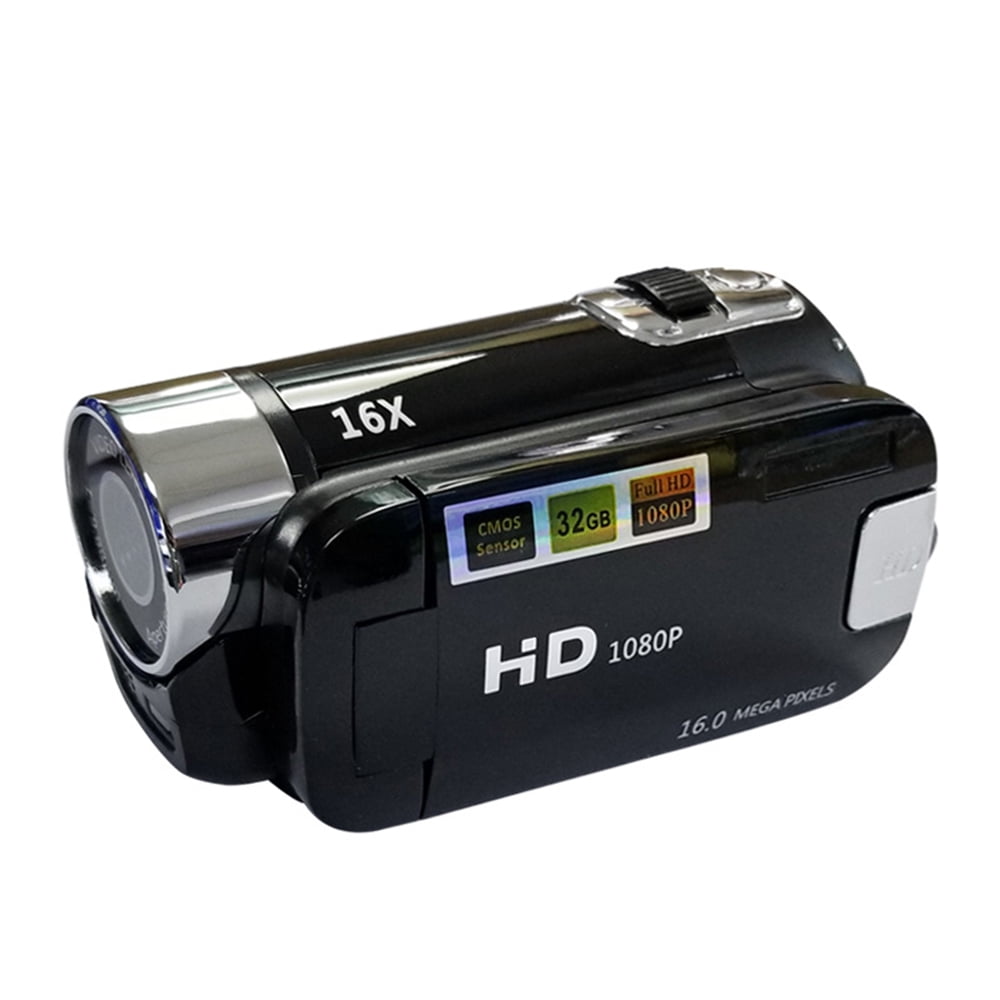 Carevas Portable 1080P High Definition Digital Video DV Camcorder 16MP 2.7 Inch LCD Screen 16X Digital Zoom Built-in Battery