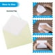 thumbnail image 4 of Uxcell 5x7 Sobres, 100 Pcs Tamaño A7 Sobres de Invitación con Solapa en V, Blanco Crema, 4 of 7