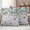 Red Blue Green Grey, variant on 4th of July Outdoor Waterproof Pillow Covers, Memorial Day Patriotic Star Eucalyptus Leaf Decorative Square Throw Pillowcase Sofa Cushion Sham for Patio/Couch/Chair, 16"x16" 2 Pack
