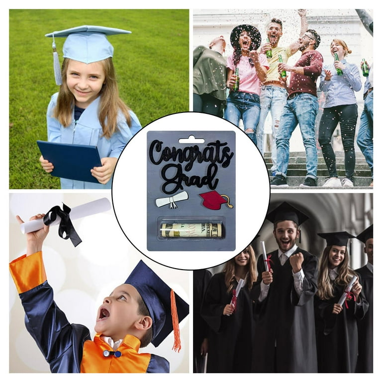 Graduation Card | Simple Congrats Greeting Card with Money Clip | Senior  Year Greeting Cards for Boys Girls Students, Party Favors for High School  College - Walmart.com
