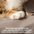 thumbnail image 2 of PetFusion Multipurpose Puncture and Water-Resistant Pet Grooming and Bathing Gloves, For Dogs, Cats and Pets, Small, Grey, 1 Pair, 2 of 7