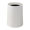 thumbnail image 3 of Kitchen Trash Can, Step-On Garbage Can with Lid, Tall Kitchen & Bathroom Trash Can, Small Office Waste Bin, White - Xuniizn, 3 of 7