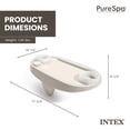 thumbnail image 4 of Intex 28520E Tablet Mobile Phone Spa Tray Accessory with LED Light Strip, White, 4 of 8