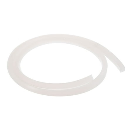 

Uxcell Flexible Solid Silicone Strip 0.39 x0.39 x3.28ft Rectangular No Adhesive Roll for Door White