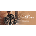 thumbnail image 4 of Cuteduck Women's Jacket Fall Winter Long Sleeve Lapel Loose Fit Double-Sided Fuzzy Fleece Casual Coat S-XL, 4 of 7