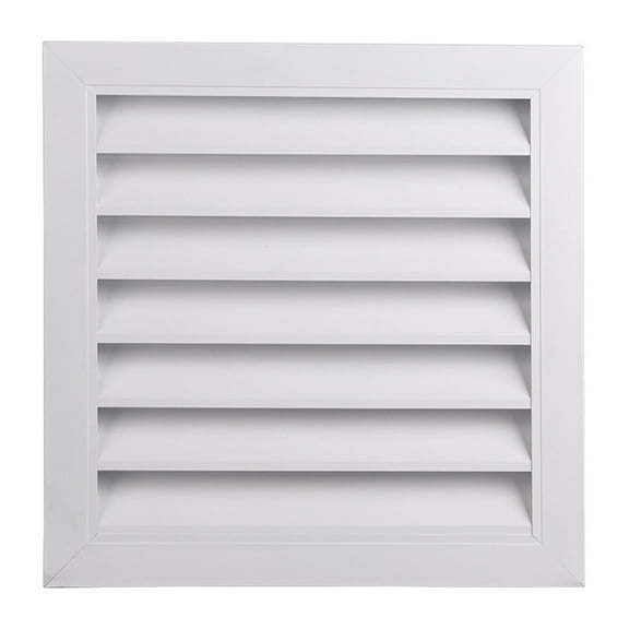 Falleo Clearance 9.8x9.8in Shed Vent Aluminum Alloy Gable Vent Waterproof Rainproof Air Vents Cover for Ceiling Wall