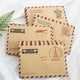 thumbnail image 4 of 100 Uds. Patrón Vintage sobres para cartas de correo aéreo estuche protector sobre conjunto de regalo BANYUO  Hogar, 4 of 5
