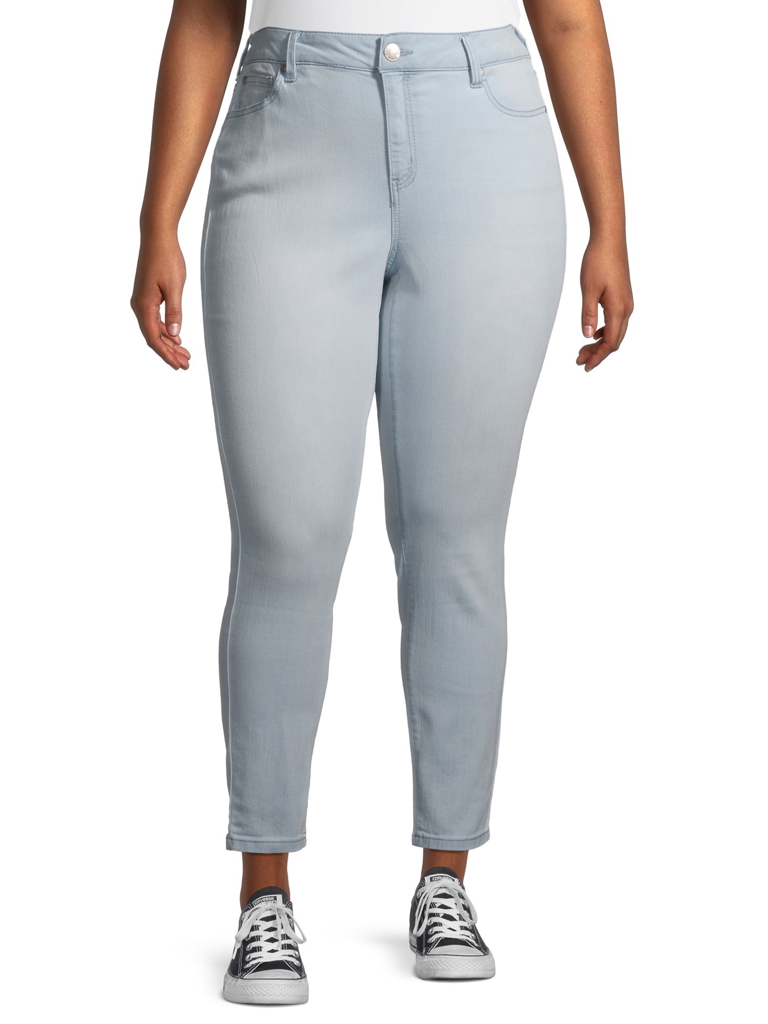 Celebrity Pink Juniors' Plus Infinite Stretch Basic Skinny Jeans