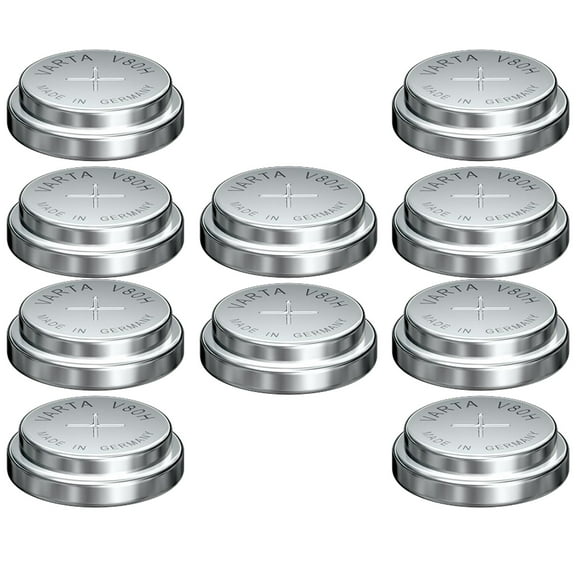 10x VARTA V80H 1.2V 80mAh Battery 55608101501 for torchlight, scanner, sensor